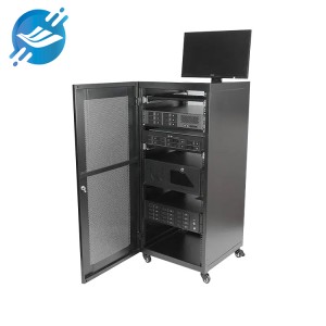Персонализиран водоустойчив широкомащабен високотемпературен спрей сървърен шкаф I Youlian