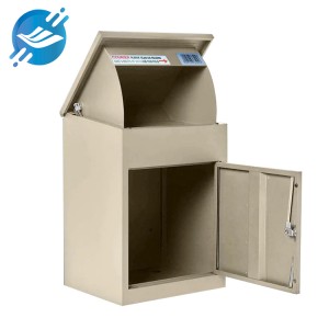 Přizpůsobená venkovní kovová velká inteligentní poštovní schránka na doručování balíků