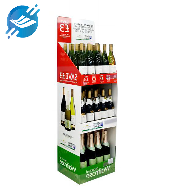 Soporte de exhibición POP para piso de supermercado personalizado OEM, soporte de exhibición para bebidas y refrigerios