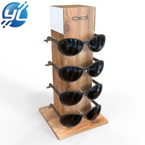 Renewable Design for Flooring Display Stand - OEM Quality Retail Chain Store glasses display rack Wooden Sunglass Display Stand – Youlian Display