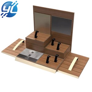 Prilagođeni stalak za izlaganje satova izvrsne kvalitete, pult, drveni stalak za izlaganje satova