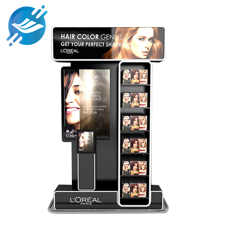 Floor Wood Supermarked Shampoo Conditioner Display Stand