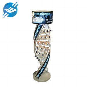 ODM Benotzerdefinéiert Metal Spiral Display Stand Buedem Getränk Display Stand | Youlian