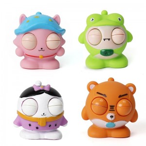 2023 NEW Pop-up Eyes Plastic Rubber Soft Toys Eye Popping Out Cute stress relief toy decompression toys squeeze ball for Kids and Adults