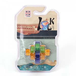 Traditional Puzzle Brain Teaser Toy Kongming Lock Luban Lock Puzzle Other Educational Toys  js00104