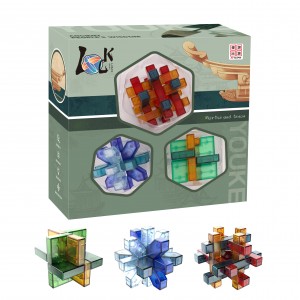 Traditional Puzzle Brain Teaser Toy Kongming Lock Luban Lock Puzzle Other Educational Toys js00102