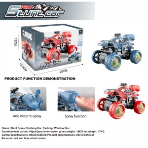 Factory wholesale Batmobile Remote Control Car - JS698098-99 Stunt Spray Climbing Lighting Car – Kingdom Toys