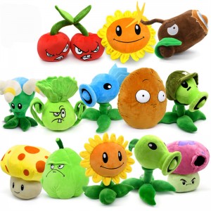 JS698486 Plants VS Zombies Soft Toys Cute Shape Stuffed Children’s Pillow Toys