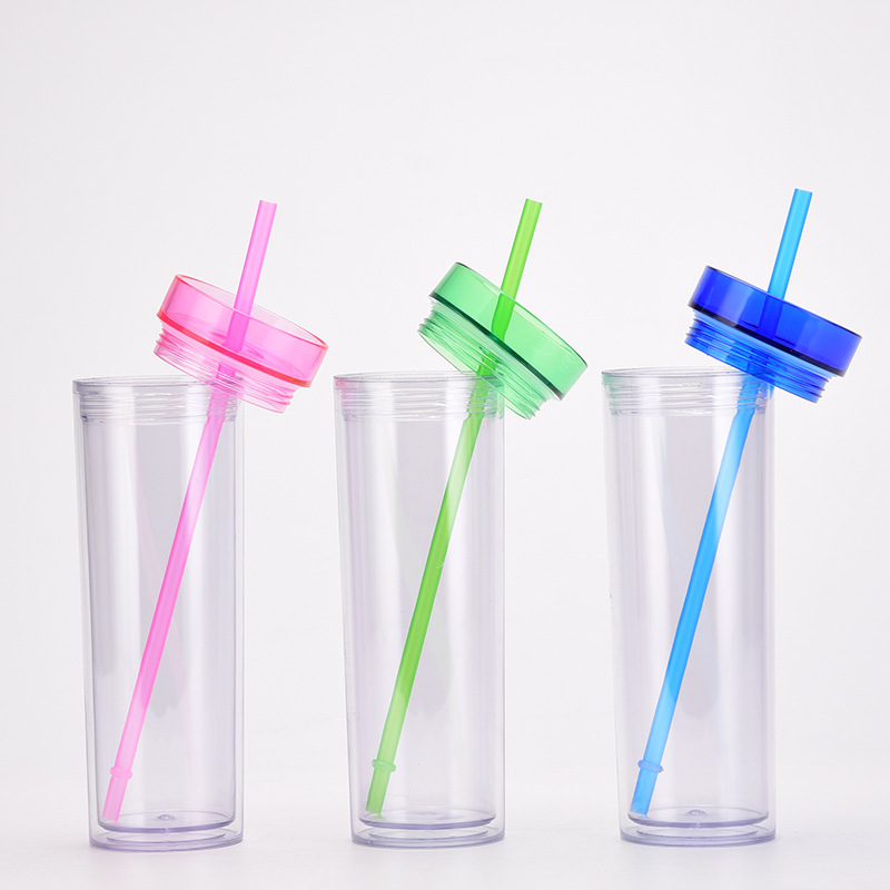 Custom Reusable 16oz 24oz Drinking Tumbler Acrylic Reusable Cups Double  Wall Matte Plastic Tumblers with Lids Straws - China Plastic Bottle and  Plastic Water Bottle price