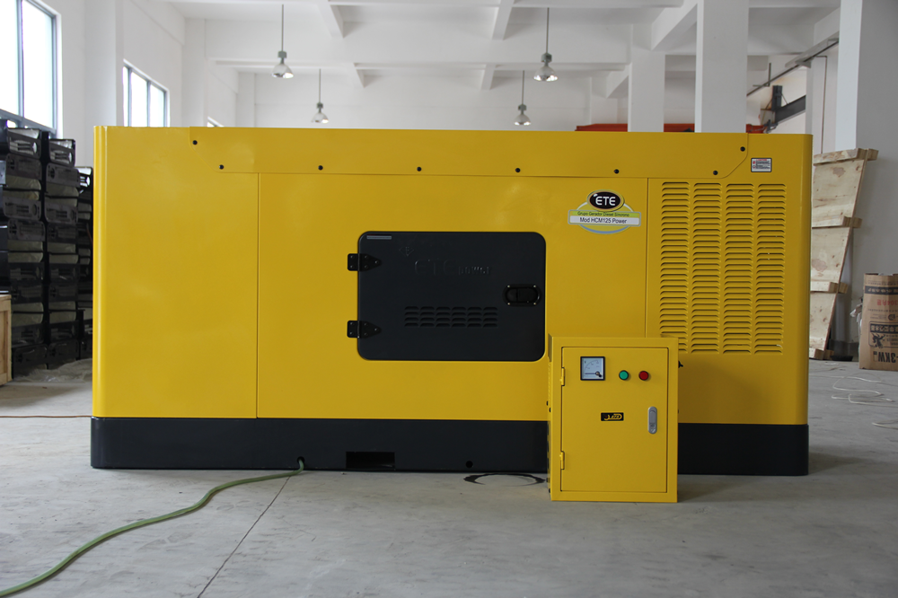 What are the effects of ambient temperature on the power of diesel generator sets?