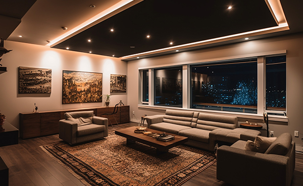 600x369 comfortable-modern-living-room-illuminated-with-electric-lamp-generated-by-ai (2)