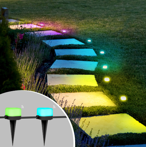 Outdoor-Ground-Light-RGBW-LED-Smart-Spike-Lamp