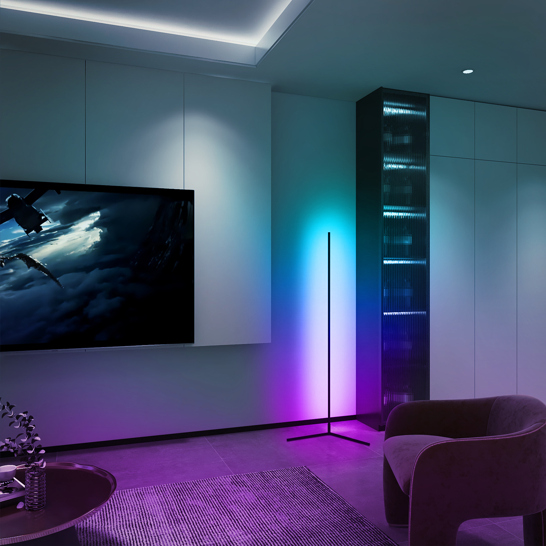 Smart-LR1131 RGBW Color Ambiance Corner Smart Floor Light Featured Image