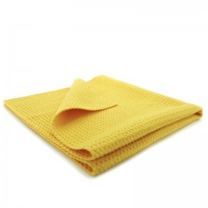 Waffle Weave Microfiber Cloth Towels Glass