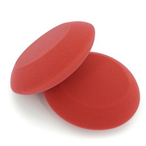 5.5 Inch UFO-Shape Red Foam Wax Applicator Pads for Car