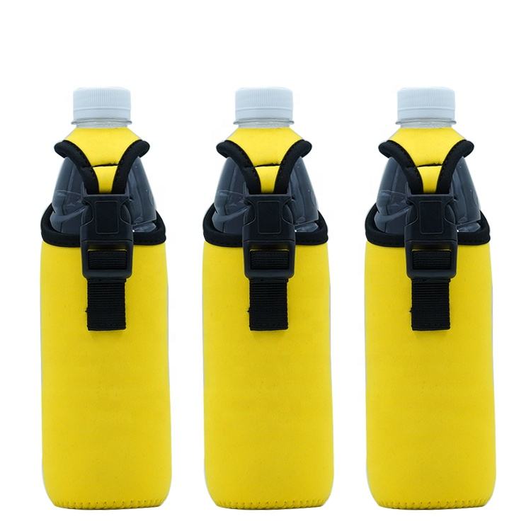 Chinese wholesale Slim 330ml Can Cooler - Cooler Holder Beer Cooler Sleeve Hiking Bottle Holder with Buckle – Yousheng