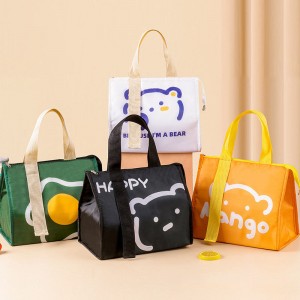 Customized portable cartoon pattern lunch bag