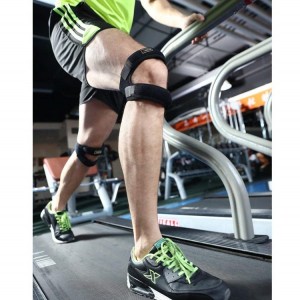 Neoprene Adjustable Dual Strap Band Brace for Knee Support