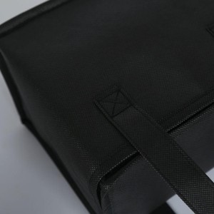 Portable non-woven insulation bag portable zipper ice bag
