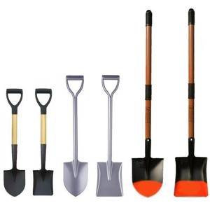 Agricultural Shovel Farm Tool Garden and Farming Metal Spade Shovels D-Grip Metal shovel with handle