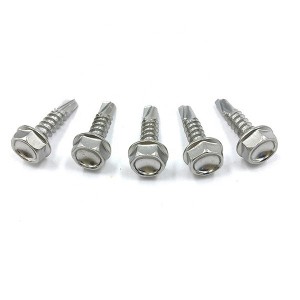 Manufacturers Stainless Steel SS316 DIN7504K Hex Head Self drilling Screw with EPDM washer self drilling screw