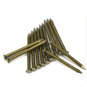 Wholesale yellow steel  Nails Dome Head Used for Artitectural Door Furniture Cabinet and Customization Hardware with Good Price