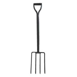 41610 Wholesale hantop high quality digging fork garden steel fork with fiberglass handle PB grip