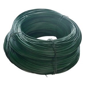 2019 China New Design China 250m Roll PVC Coated Green Barbed Wire for Farm