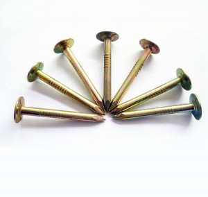 ODM Supplier China H. D. G. Felt Clout Nails, Large Head Roofing Nails