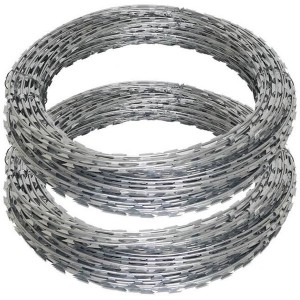 Best Price on Stainless Steel Barbed Wire on The Top of The Wall