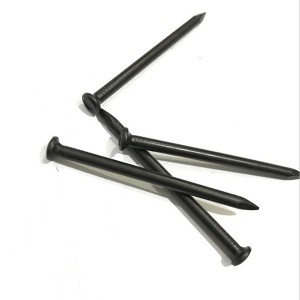 FLUTED Spiral Smooth Flat DIN Steel Concrete Nail Factory Cement Nail Black Concrete Nail