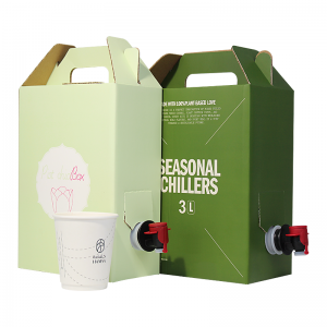 ម៉ាស៊ីនលក់ស្រាទឹកដែលមានគុណភាពខ្ពស់លក់ដុំ 3l kraft eco friendly bag in box liquid plastic packaging