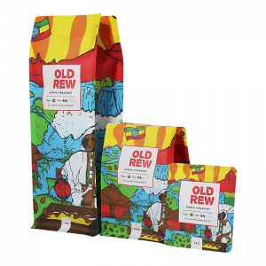 PCR Eco-Friendly Recyclable/compostable flat bottom coffee bags