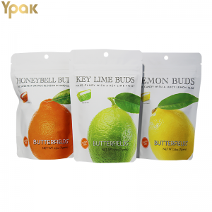Resealable Soft Touch Edibles Candy Gummy ของขวัญถุง Mylar Pouch บรรจุภัณฑ์