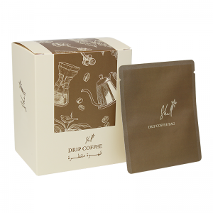 Compostable Matte Mylar Kraft Paper Coffee Bag Set Packaging With Zipper