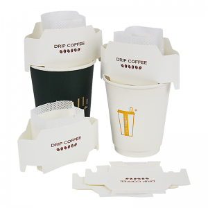 کیسه کاغذی فیلتر قهوه قطره گوش آویزان مناسب برای کمپینگ مسافرتی دفتر خانه