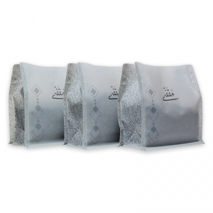 Recyclable Rough Matte Finished Coffee Bags With Zipper For Coffee/Tea