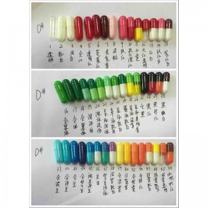 Color Emtpy Capsule with rich color options