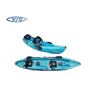 Hot Sale Double Sit on Top 2+1 Seats Family Kayak 