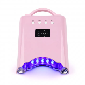 78W 10s Quick Drying Nail Gel Lamp Rechargeable Cordless UV Nail Lamp Led Gel Dryer for Salon Manicure