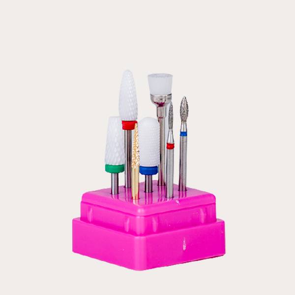 China wholesale Cuticle Clean Bits - Manicure Tool Drill Bit Nail Set Wholesale – Yaqin