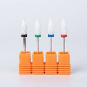 China Gold Supplier for Ceramic Nail Drill Bit - Wholesale Manicure Pedicure Ceramic Nail Drill Bit For Nail Drill – Yaqin