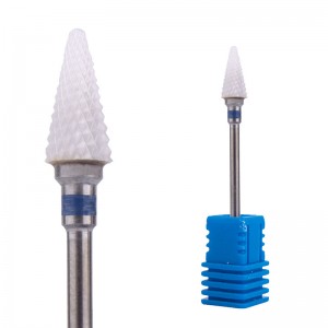 100% Original Factory Nail Drill Ceramic - Cone Ceramic Nail Drill Bit – Yaqin