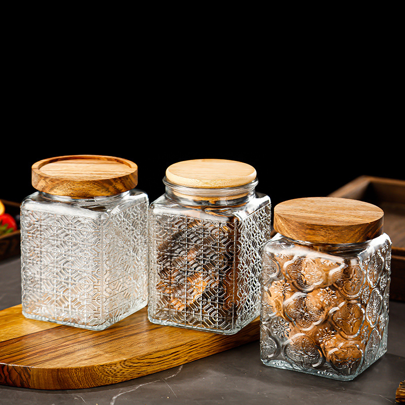 Buy Wholesale China Glass Storage Jar Glass Canning Jar For