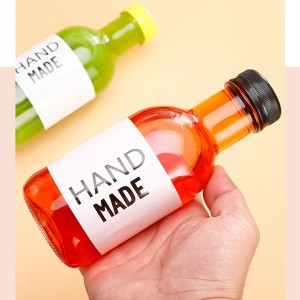 New 500ml Transparent Juice Bottle Glass Beverage Bottle Milk Bottle with Lid