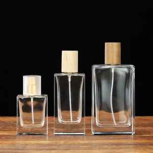 China Wholesale Empty Mason Jar Quotes Pricelist - Square Luxury 30ml 50ml 100ml Glass Perfume Bottle  – Yanru Glass