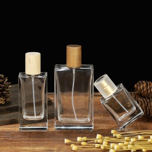 Square Luxury 30ml 50ml 100ml Glass Perfume Bottle