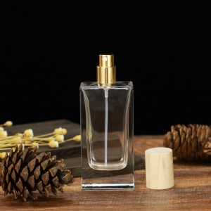 Square Luxury 30ml 50ml 100ml Glass Perfume Bottle