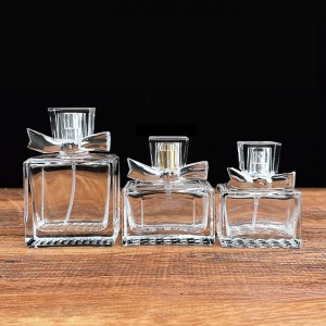 Empty 25ml 35ml 50ml  Glass Perfume Bottle With Luxury Lid