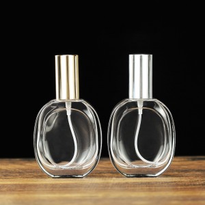 China Wholesale Unique Honey Jars Factories Pricelist - Luxury 50ml Glass Spray Bottle Perfume   – Yanru Glass